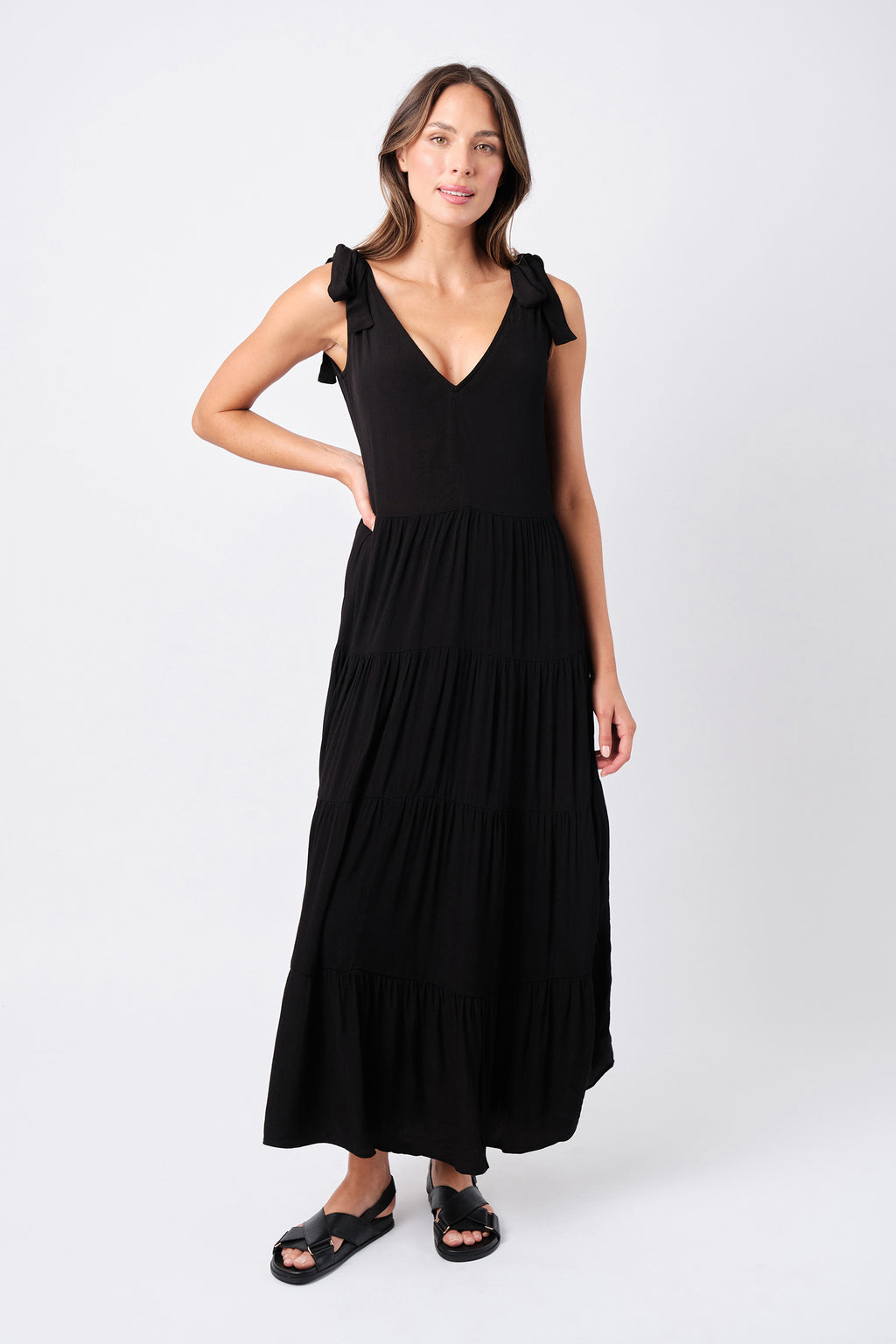 Swing Maxi Dress BLACK UNE PIECE Swing Maxi Dress BLACK UNE PIECE