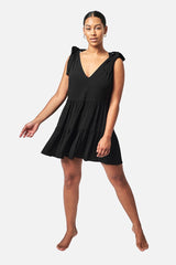 UNE PIECE-Swing Mini Dress BLACK