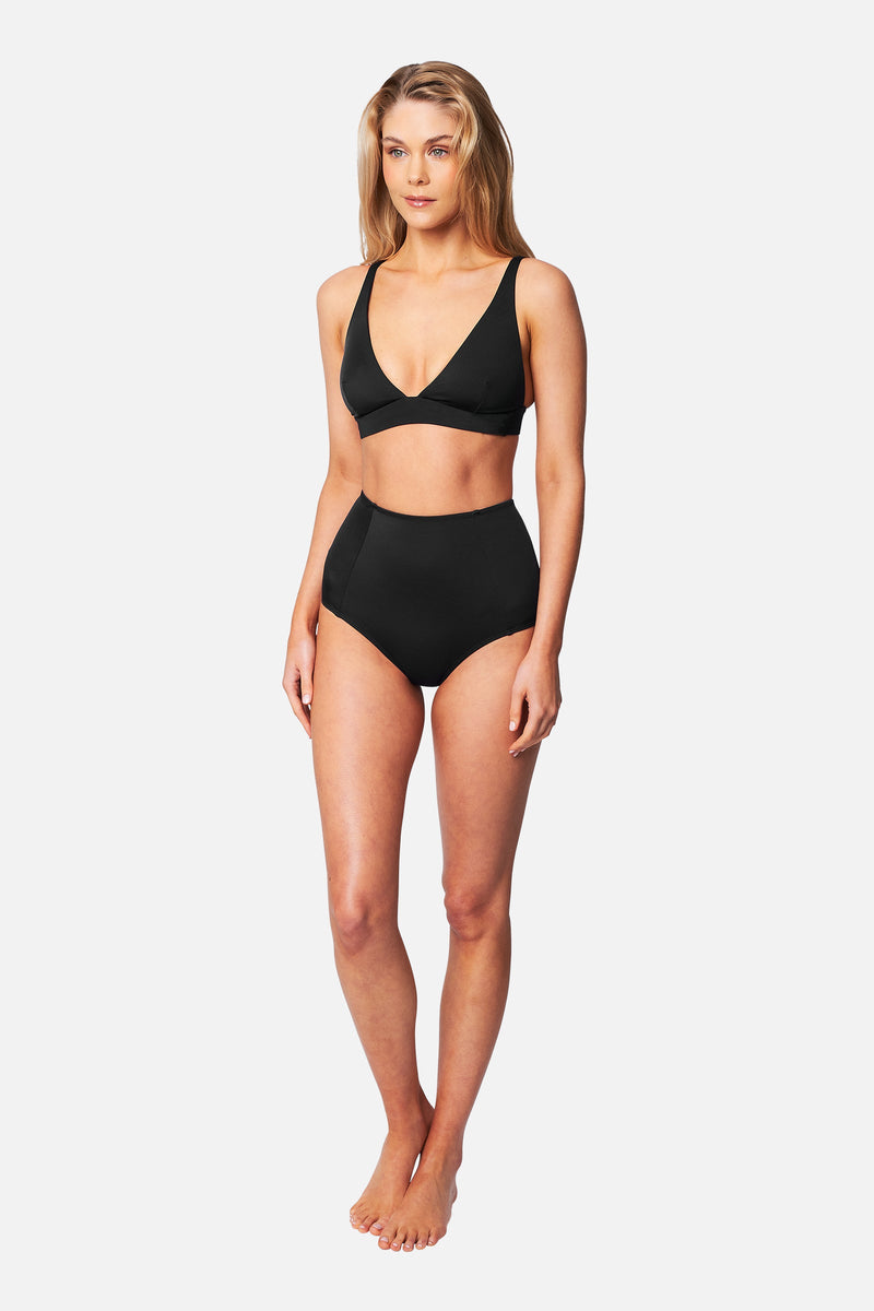 UNE PIECE-Never Say Never Bikini Bralette BLACK