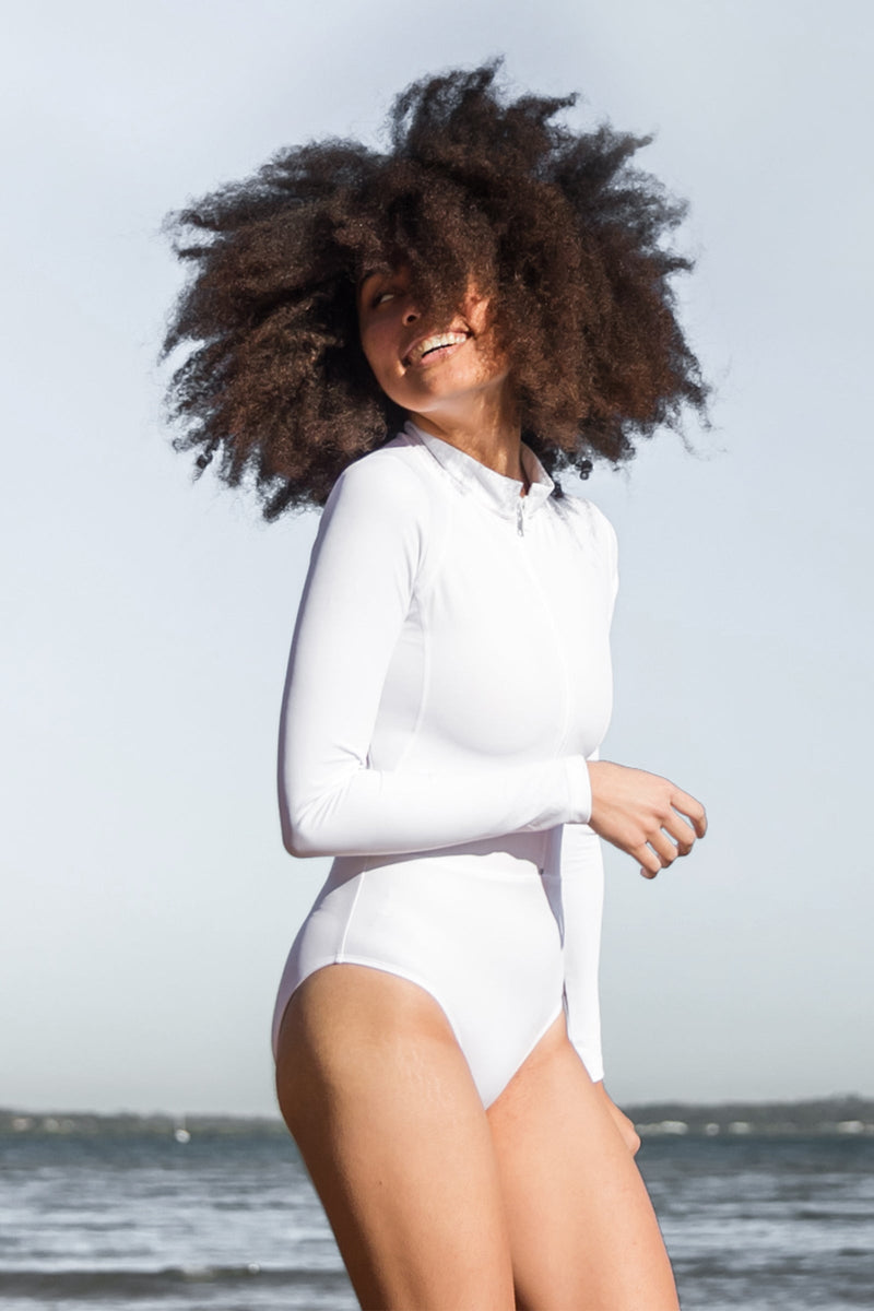 UNE PIECE-Original Sexie Rashie WHITE